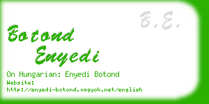 botond enyedi business card